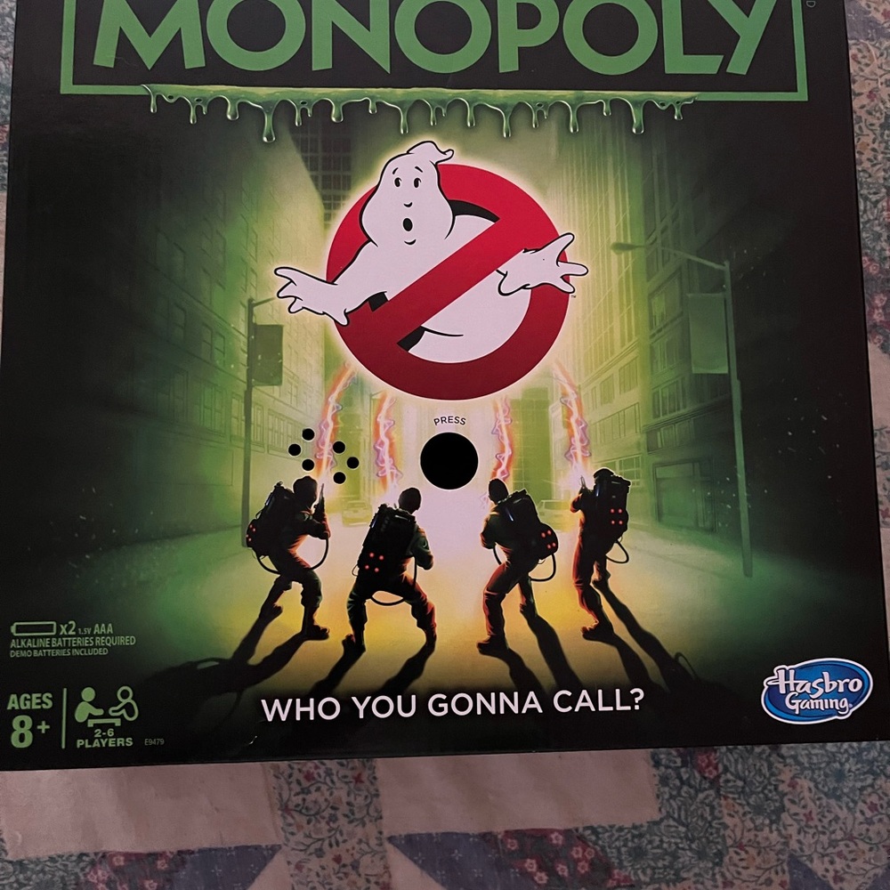 Ghostbusters monopoly game
